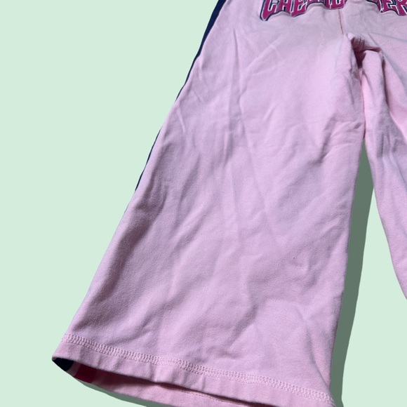 Vintage Kids Walt Disney World Minnie Mouse Cheerleader Pink Sweatpants Sz Med - Picture 7 of 9